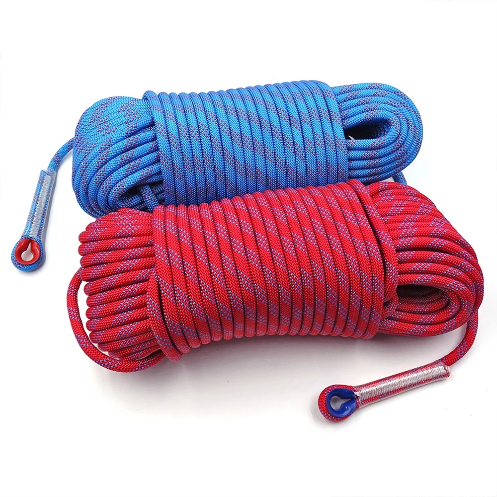 50m Static Climbing Rope 8mm O - مراجعة Rescue Rope Throw وسعره