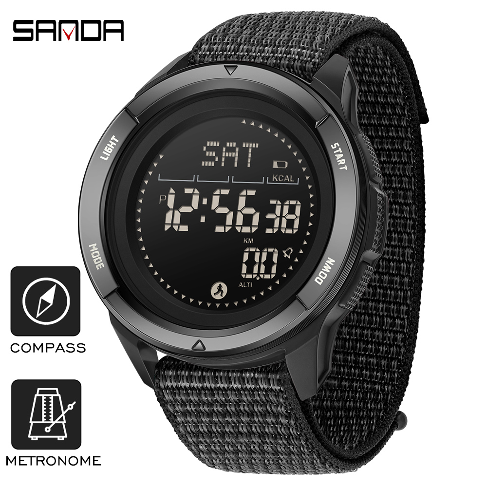 SANDA Brand Electronic Watches - مراجعة Compass Lensatic وسعره
