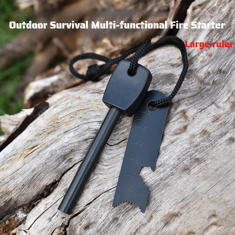 Outdoor Survival Flint Fire St - مراجعة Magnesium Fire Starter وسعره
