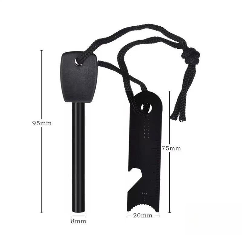 Outdoor Survival Flint Fire St - مراجعة Magnesium Fire Starter وسعره