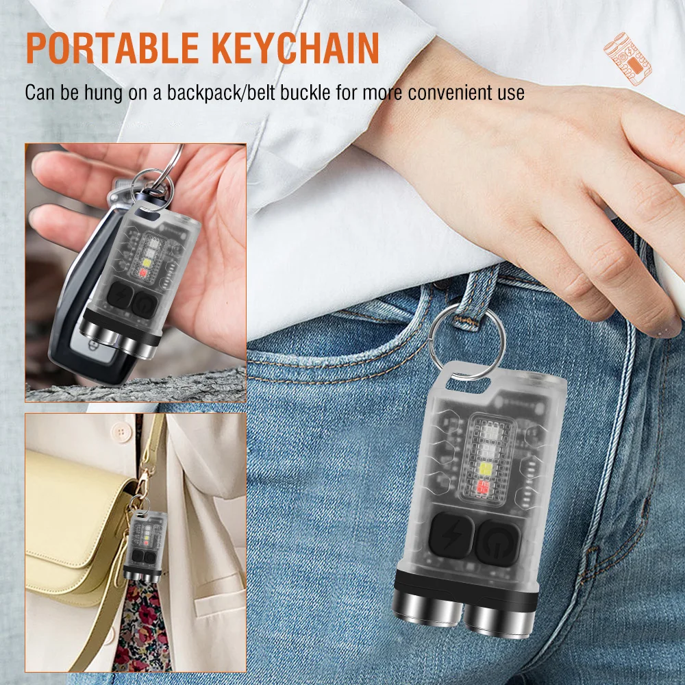 BORUiT V3 LED Keychain Portabl - مراجعة Fishing Kit Compact وسعره