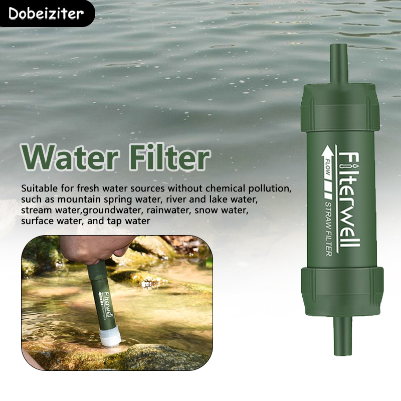 Mini Water Filter Straw Portab - مراجعة Water Purification Straw وسعره