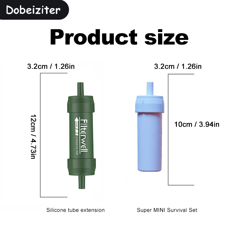 Mini Water Filter Straw Portab - مراجعة Water Purification Straw وسعره