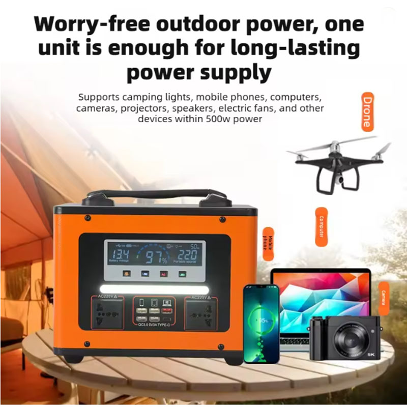 Original 220V 40AH Portable Po - مراجعة Solar Emergency Charger وسعره
