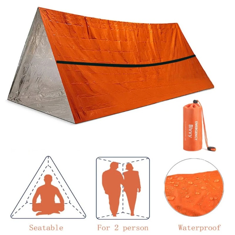 2 Person Emergency Shelter Biv - مراجعة Bivy Bag Emergency وسعره