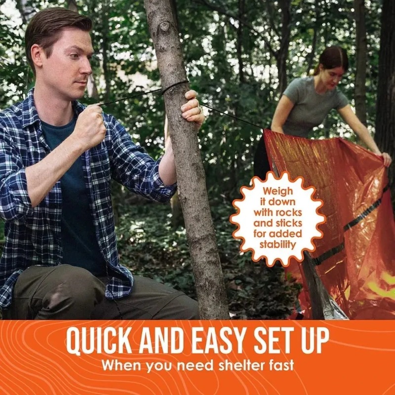 2 Person Emergency Shelter Biv - مراجعة Bivy Bag Emergency وسعره