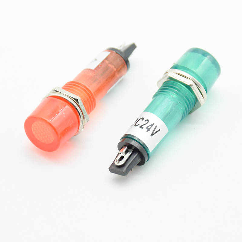 5Pcs 220V 12V 24V DC Mounting  - مراجعة Signal Panel Orange وسعره