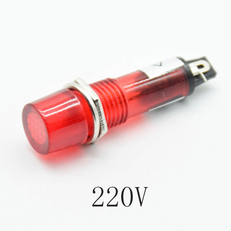 5Pcs 220V 12V 24V DC Mounting  - مراجعة Signal Panel Orange وسعره
