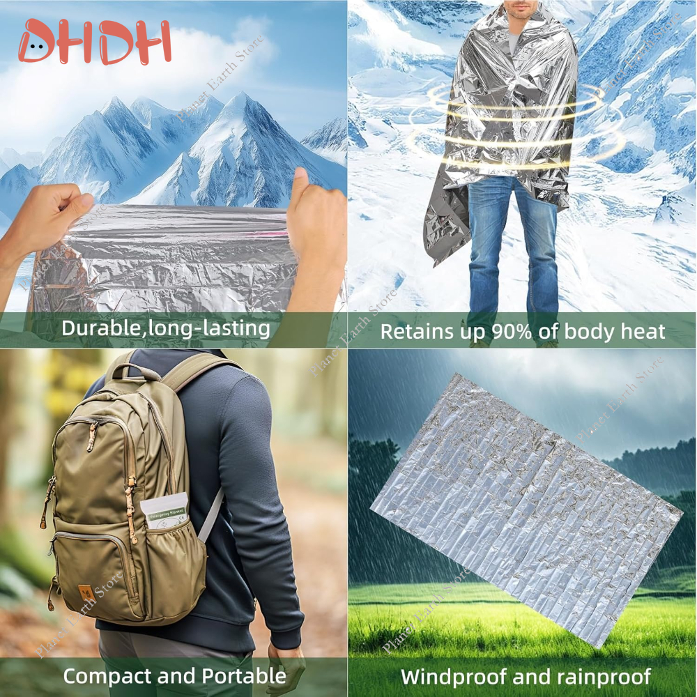 Emergency Thermal Blanket 5/10 - مراجعة Survival Blanket Reflective وسعره