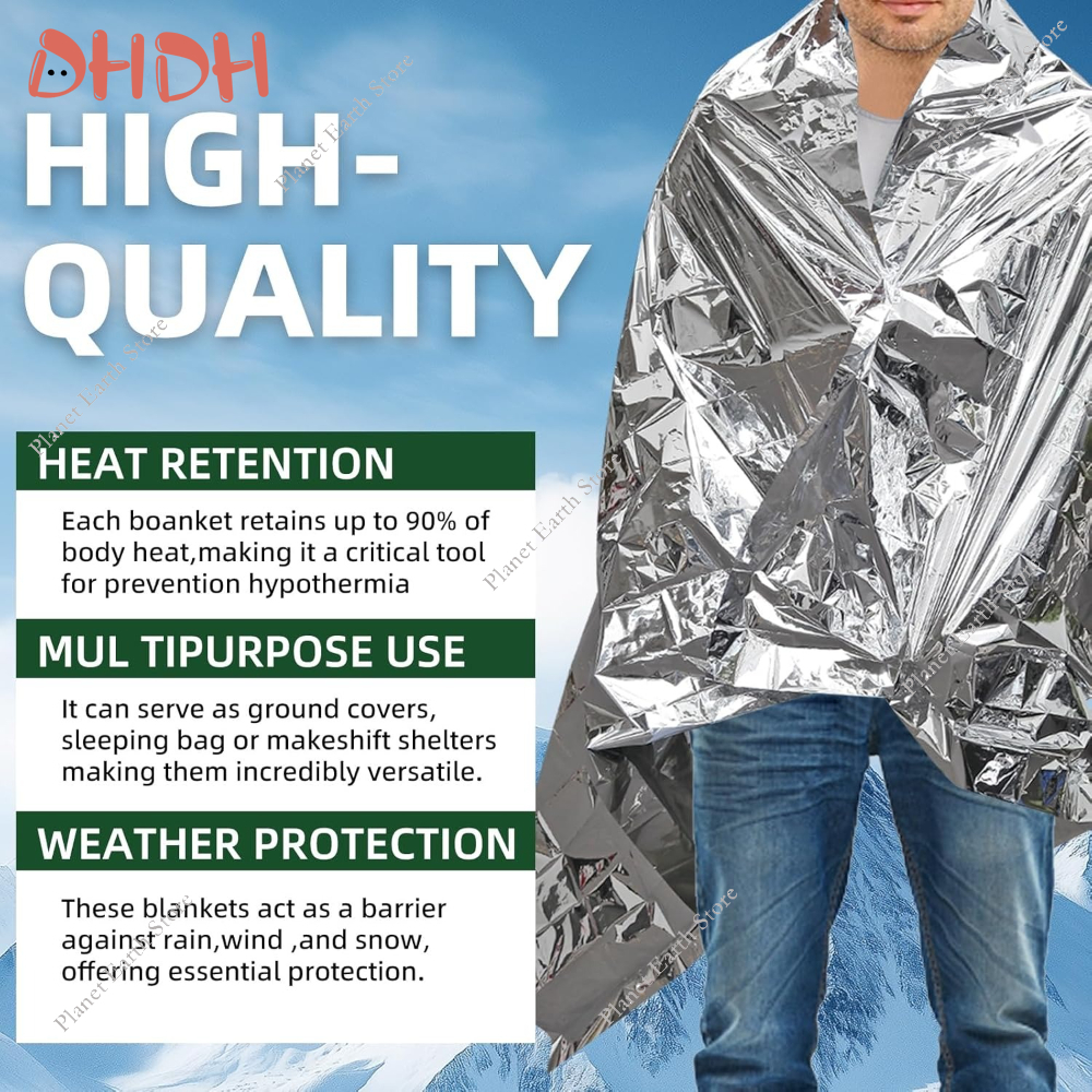 Emergency Thermal Blanket 5/10 - مراجعة Survival Blanket Reflective وسعره