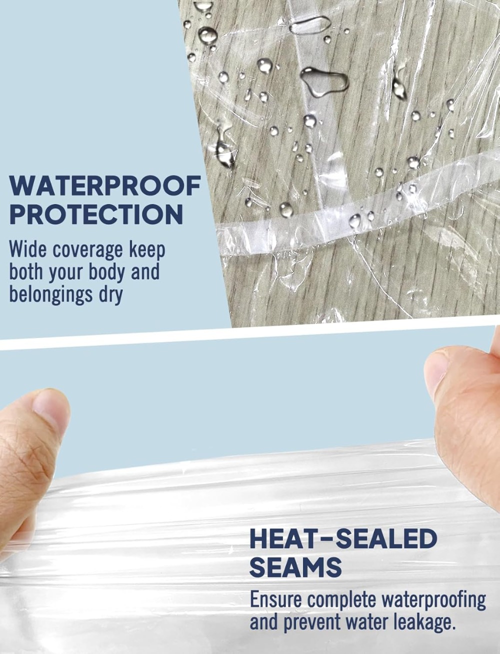 Disposable Rain Poncho for Adu - مراجعة Emergency Poncho Rain وسعره