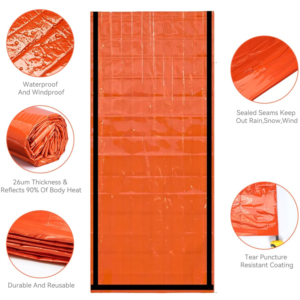 Emergency Sleeping Bag Surviva - مراجعة Emergency Mylar Tent وسعره