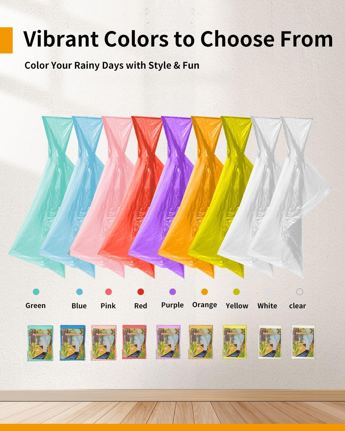Extra Long Rain Ponchos for Ad - مراجعة Emergency Poncho Rain وسعره