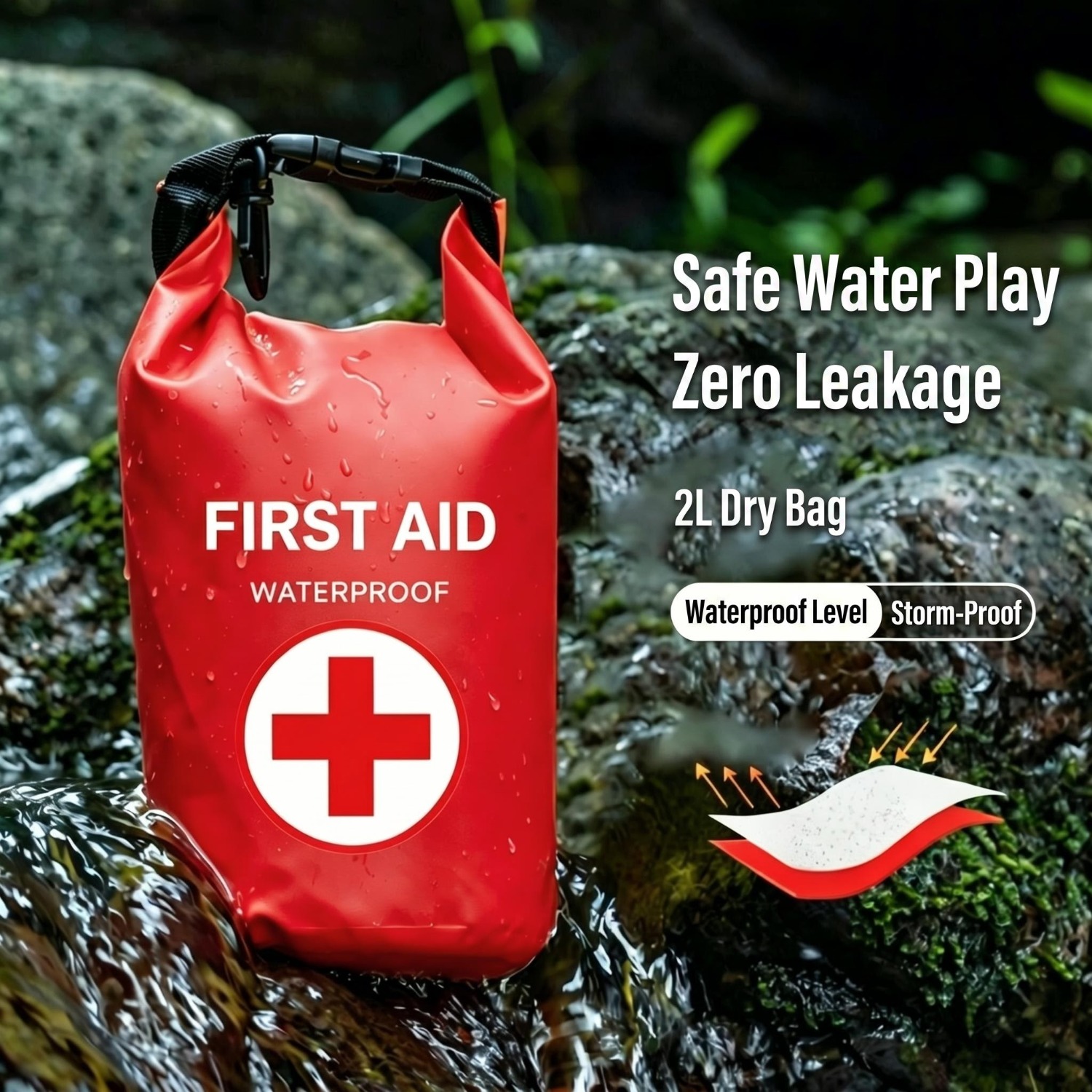 2L Waterproof First Aid Bag Ro - مراجعة Bivy Bag Emergency وسعره