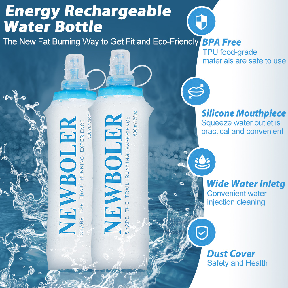 150/250/300/500/750ml Outdoor  - مراجعة Water Bag Collapsible وسعره
