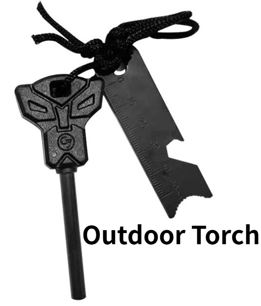 2 SET Outdoor Survival Solid F - مراجعة Magnesium Fire Starter وسعره