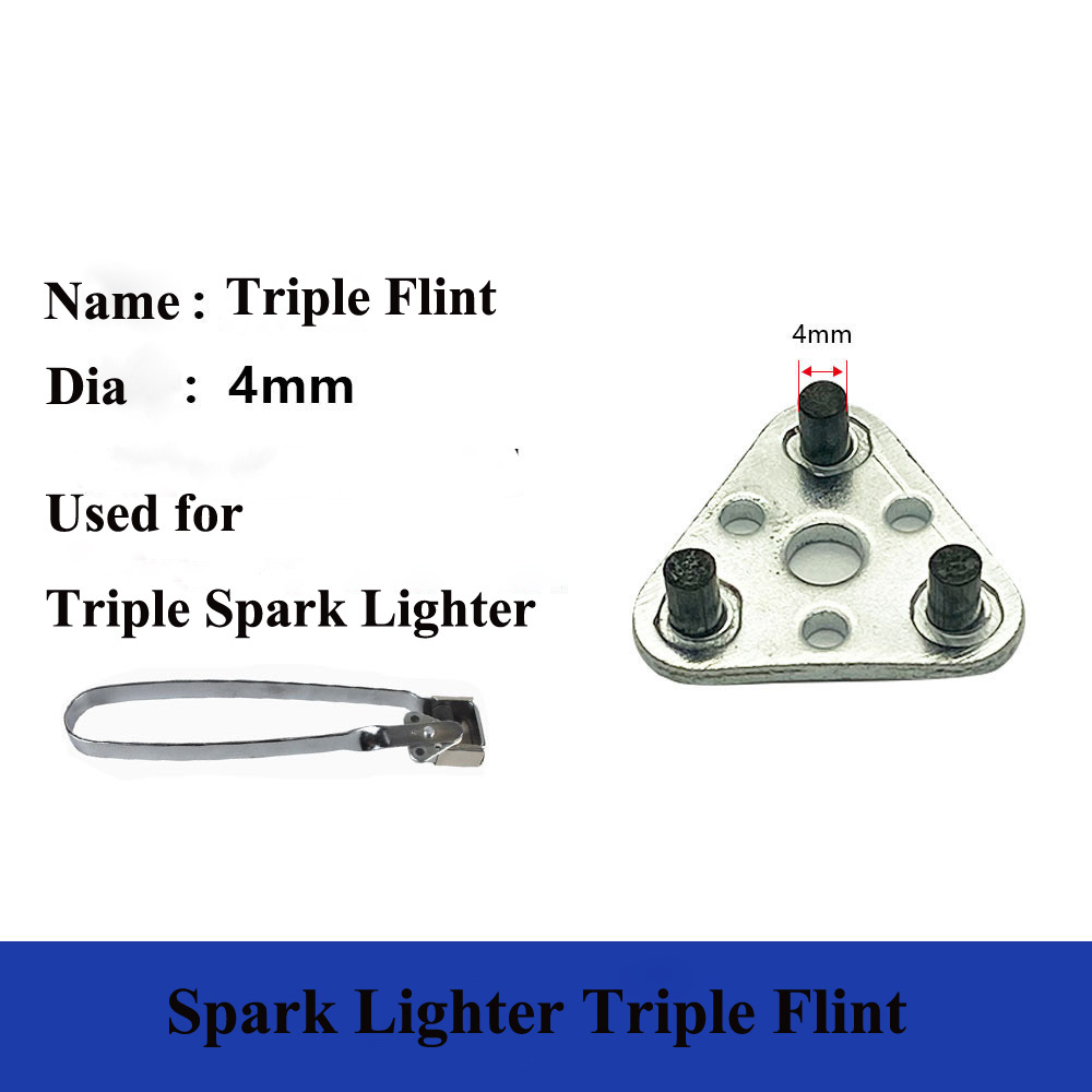 1pc Spark lighter stone Triple - مراجعة Fire Starting Kit وسعره