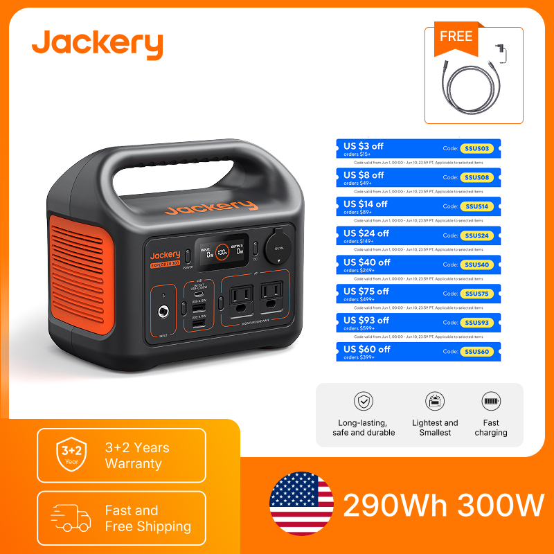 Jackery Portable Power Station - مراجعة Solar Emergency Charger وسعره
