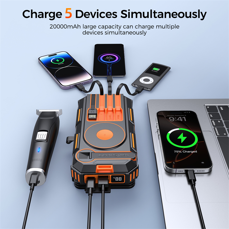 20000mAh Hand Crank Solar Powe - مراجعة Solar Emergency Charger وسعره