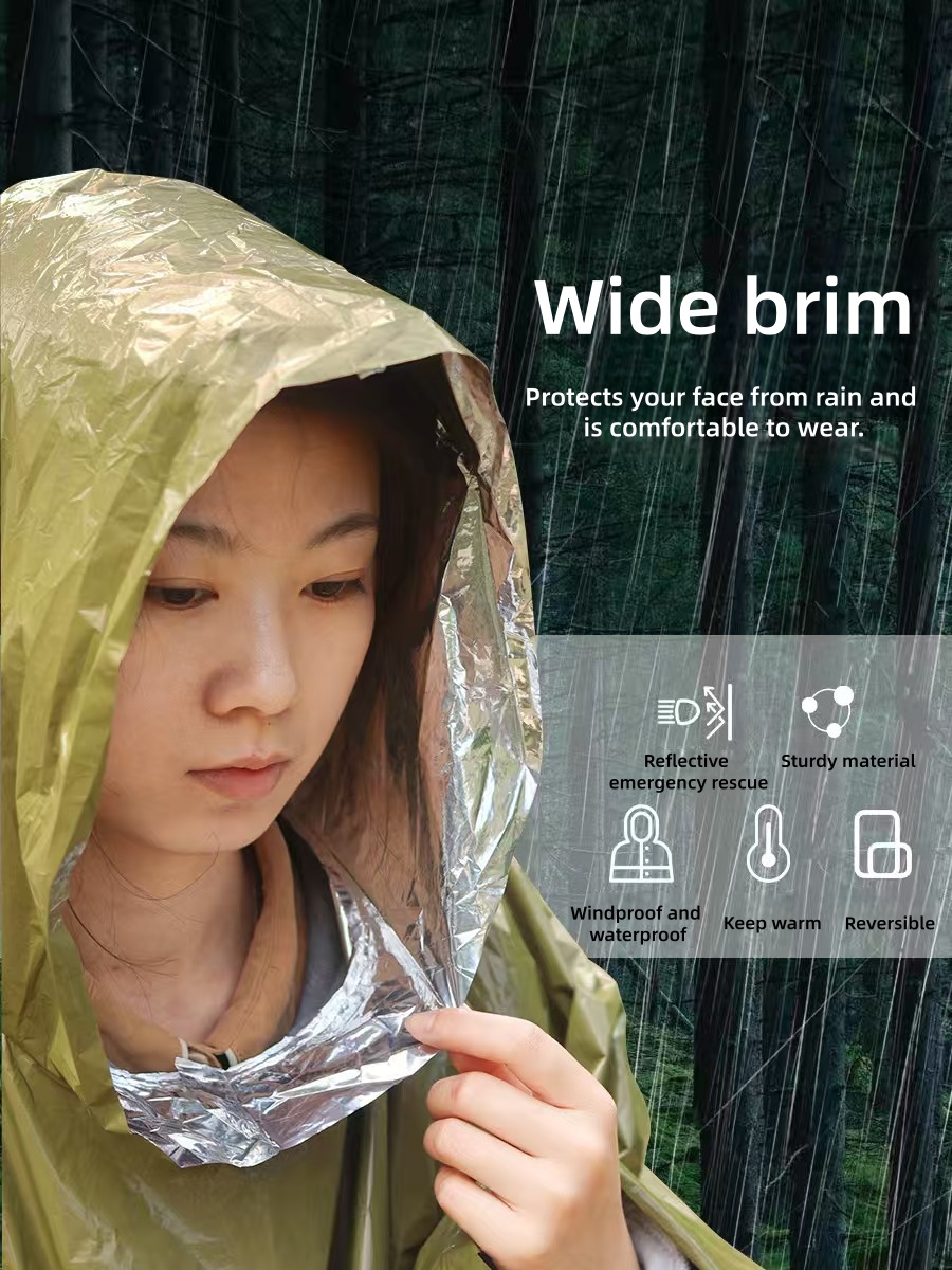 Outdoor Portable Emergency Rai - مراجعة Survival Blanket Reflective وسعره