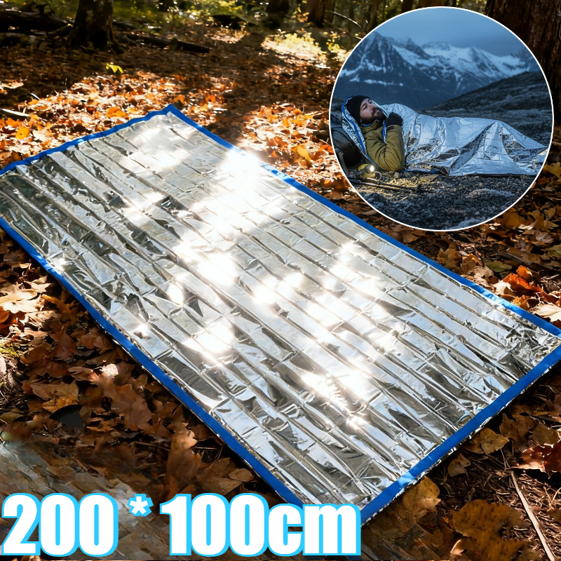Sleeping Bag Adults Winter Sur - مراجعة Survival Blanket Reflective وسعره