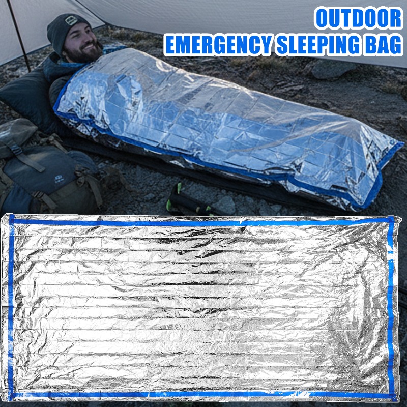 Sleeping Bag Adults Winter Sur - مراجعة Survival Blanket Reflective وسعره
