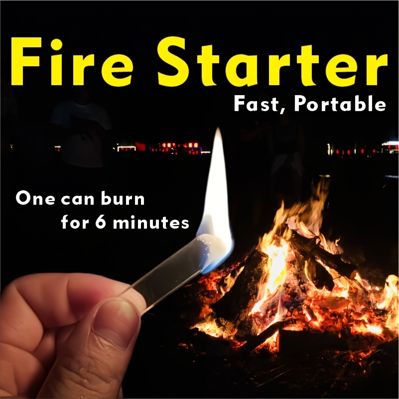 50PCS Outdoor fire starter,wat - مراجعة Bivy Bag Emergency وسعره