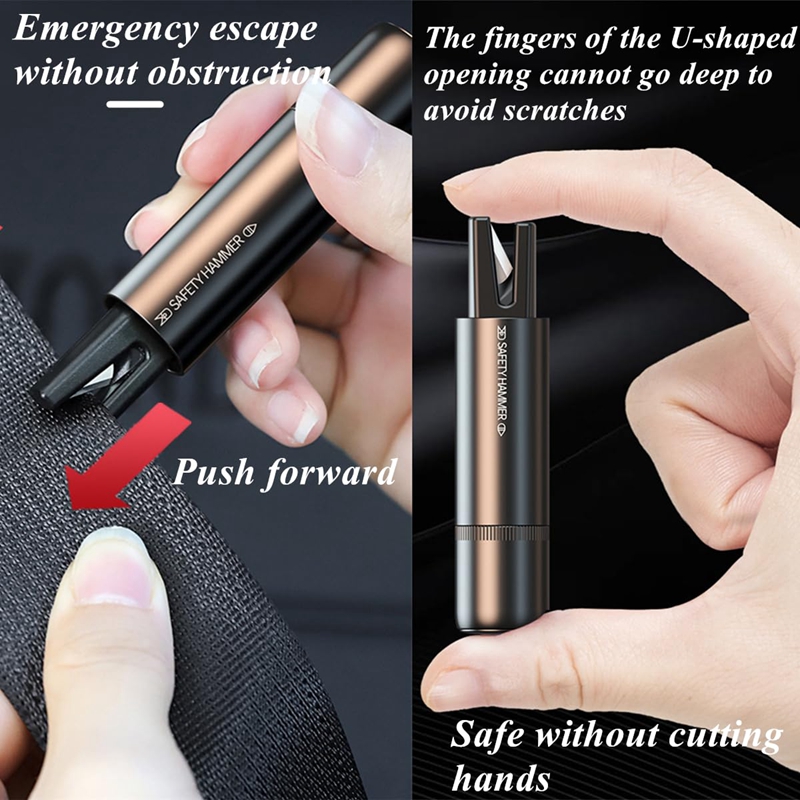 2 In 1 Car Safety Hammer Emerg - مراجعة Rescue Rope Throw وسعره