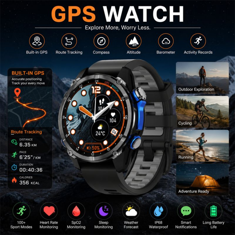 HD350 Pro Military Grade AGPS  - مراجعة Compass Lensatic وسعره
