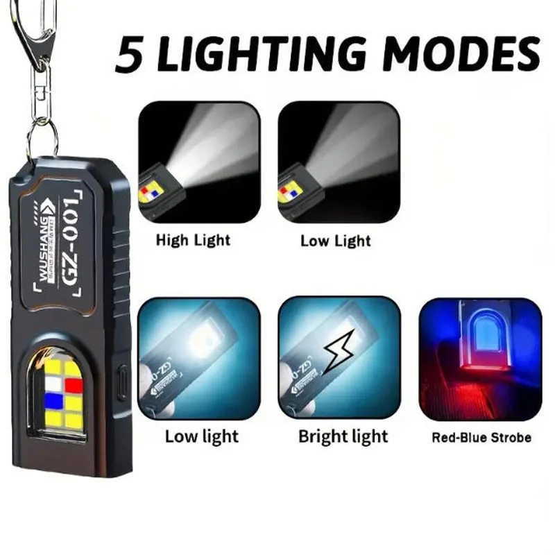 LED Keychain Flashlight Type C - مراجعة Fishing Kit Compact وسعره
