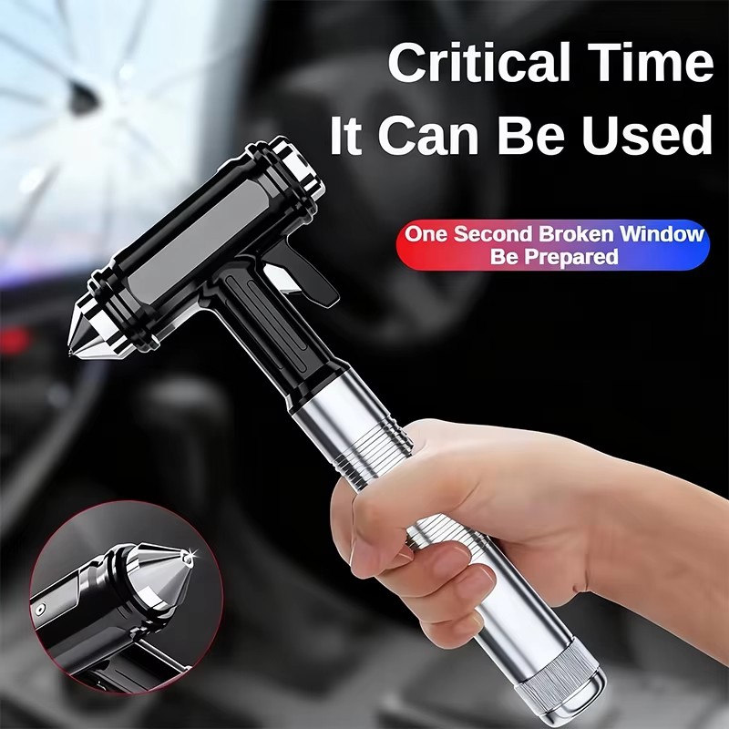 Car Safety Hammer Car Window B - مراجعة Rescue Rope Throw وسعره