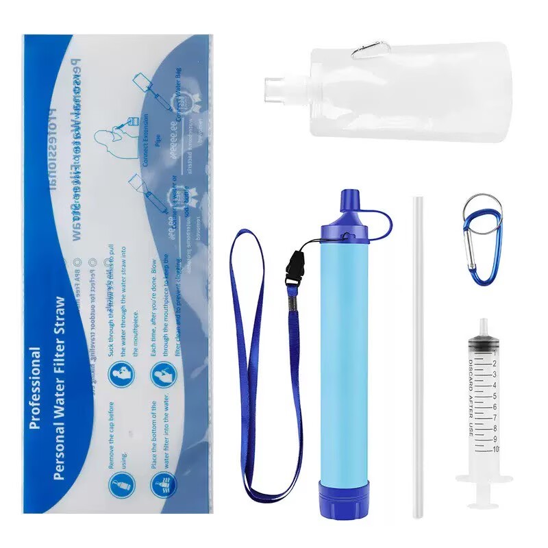 Portable Water Filter Straw, P - مراجعة Water Purification Straw وسعره
