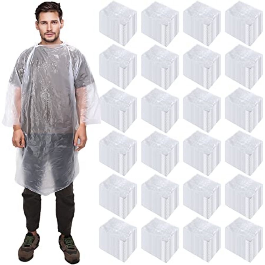 150 Pcs Disposable Rain Poncho - مراجعة Emergency Poncho Rain وسعره