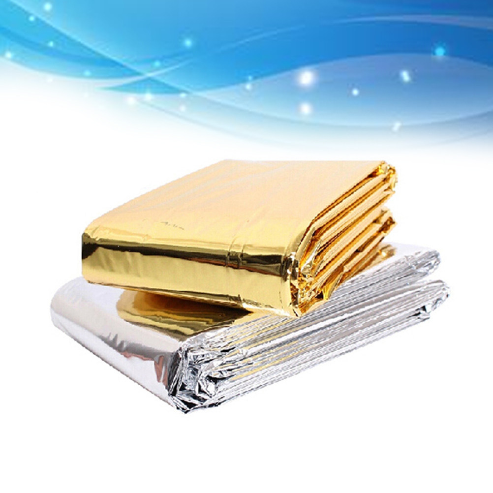 Emergency Blanket Silver Golde - مراجعة Survival Blanket Reflective وسعره