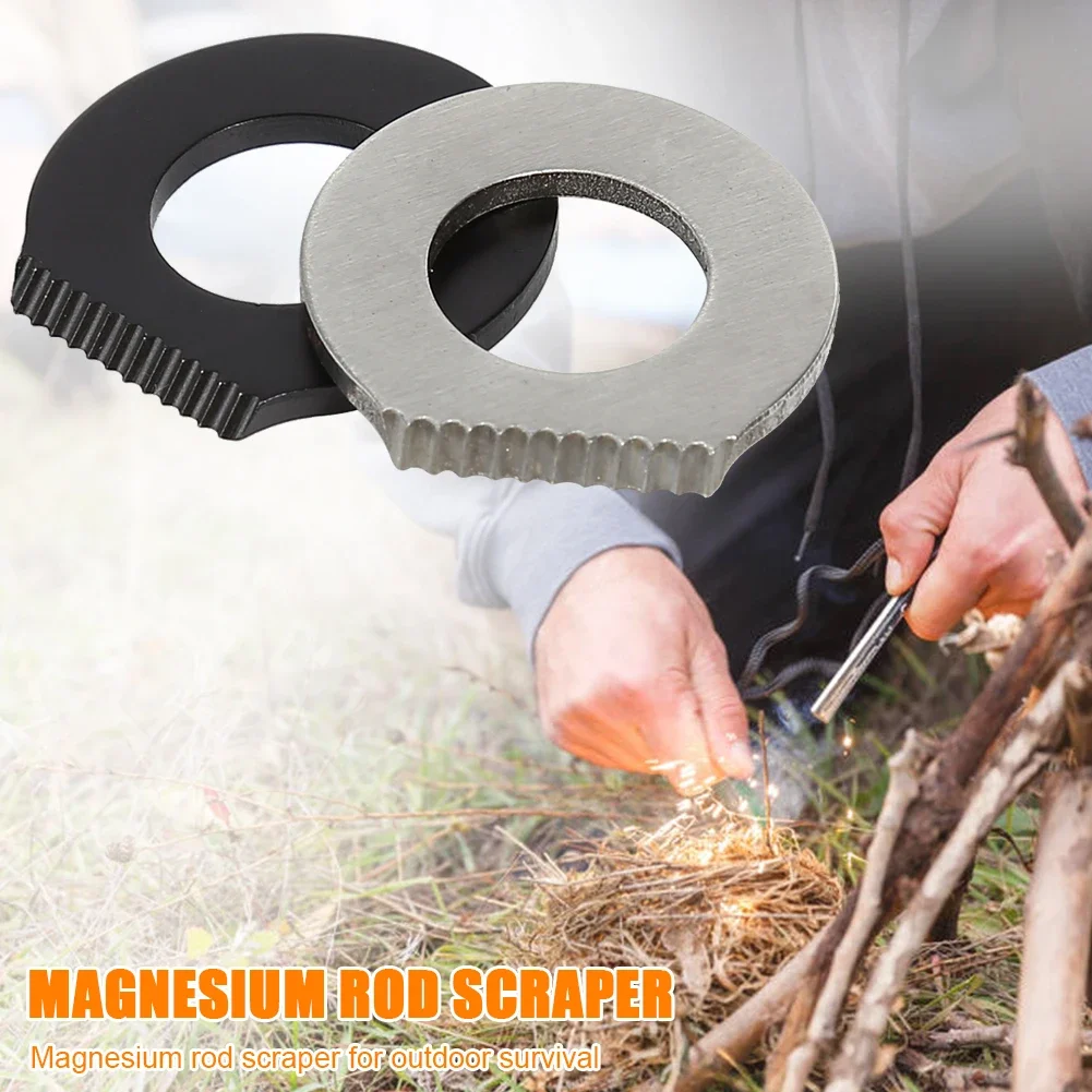 1pc Durable Camping Survival M - مراجعة Magnesium Fire Starter وسعره