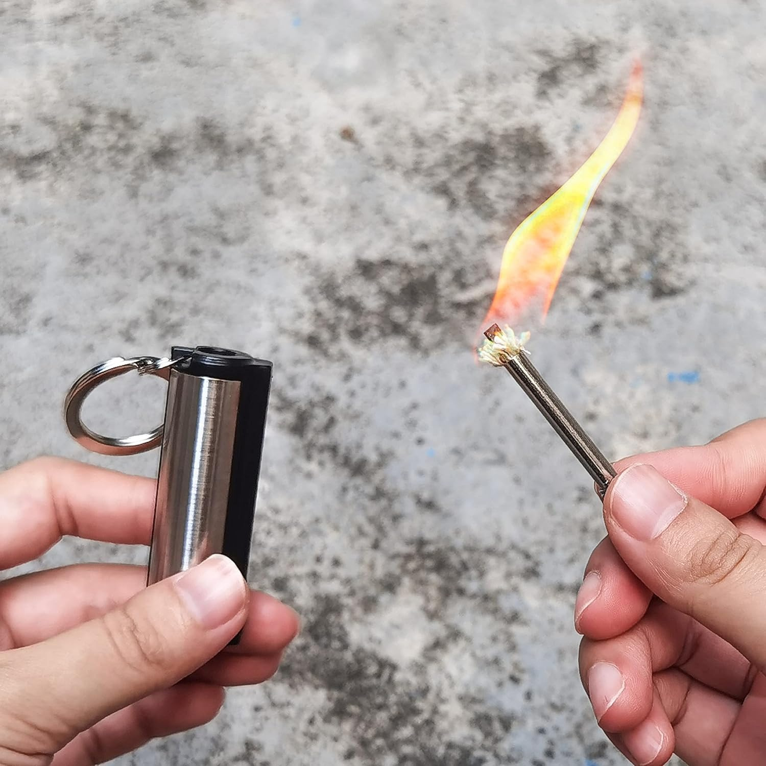 1-5-pack Magnesium flint set,  - مراجعة Magnesium Fire Starter وسعره
