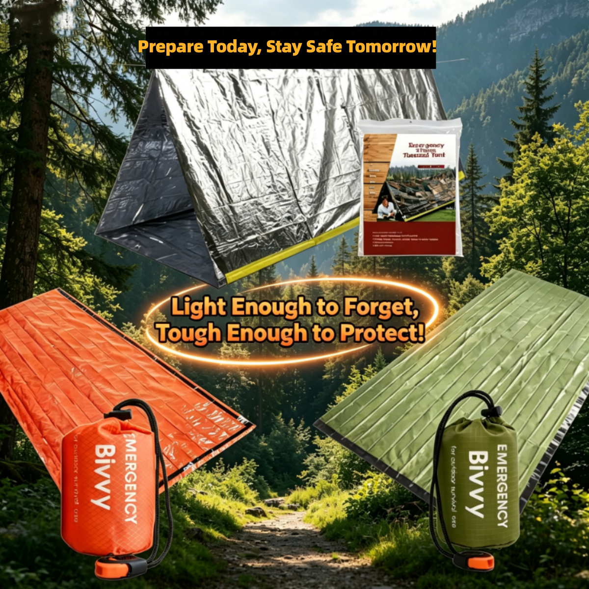 Compact Emergency Thermal Tent - مراجعة Emergency Mylar Tent وسعره