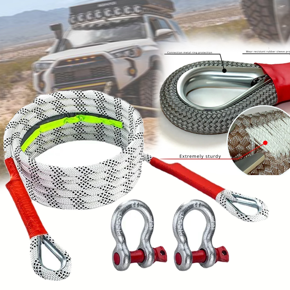 New Car Tow Strap 4x4 Offroad  - مراجعة Rescue Rope Throw وسعره