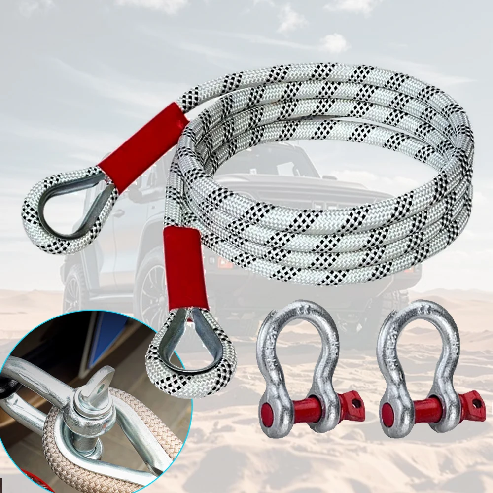 New Car Tow Strap 4x4 Offroad  - مراجعة Rescue Rope Throw وسعره
