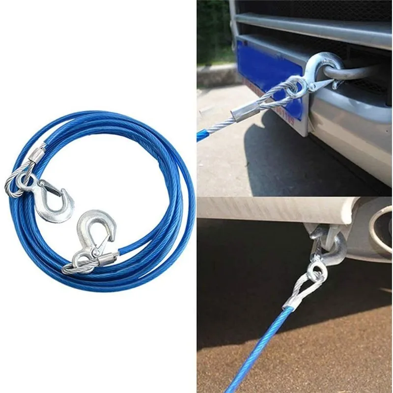 Car Towing Rope 3-7 Tons Steel - مراجعة Rescue Rope Throw وسعره