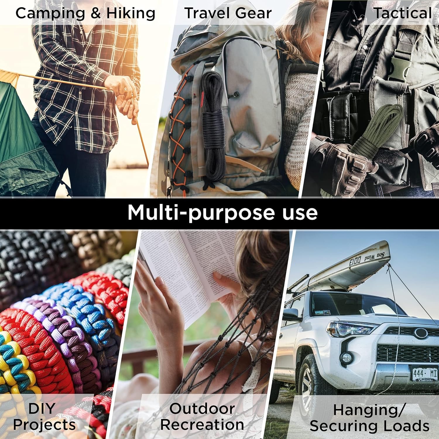 750 lb Paracord Rope 1000ft/20 - مراجعة Para Cord 1000Ft وسعره
