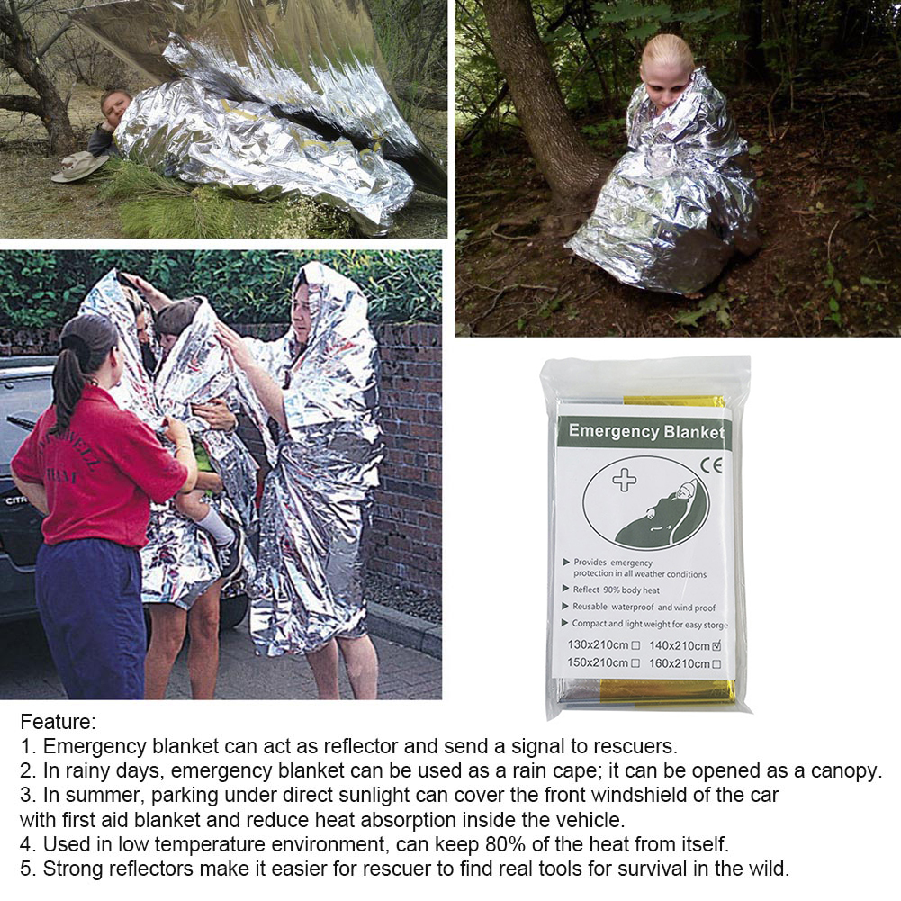 5Pcs Outdoor Emergency Blanket - مراجعة Bivy Bag Emergency وسعره