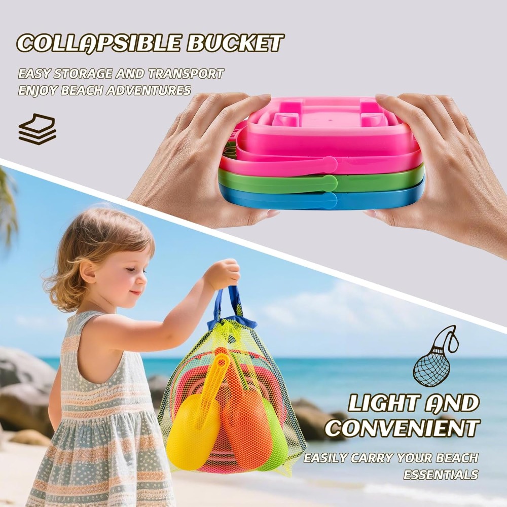 Collapsible Beach Toys, 3 Pack - مراجعة Water Bag Collapsible وسعره