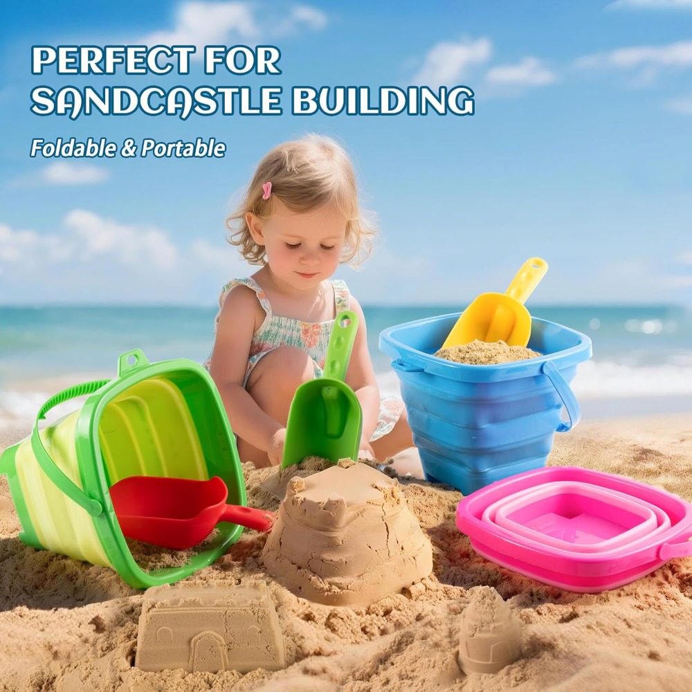 Collapsible Beach Toys, 3 Pack - مراجعة Water Bag Collapsible وسعره