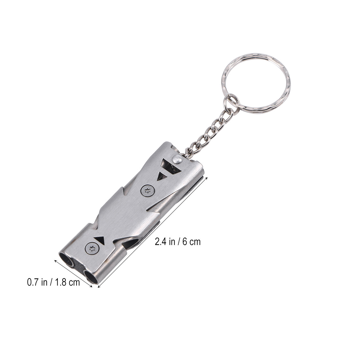 1Pcs Emergency Double Tube Sur - مراجعة Emergency Whistle Loud وسعره