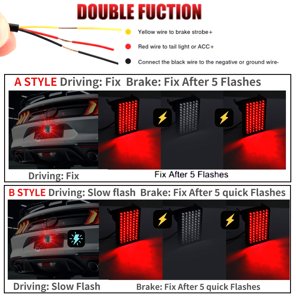 F1 Brake Light Rear Automotive - مراجعة Sos Light Strobe وسعره