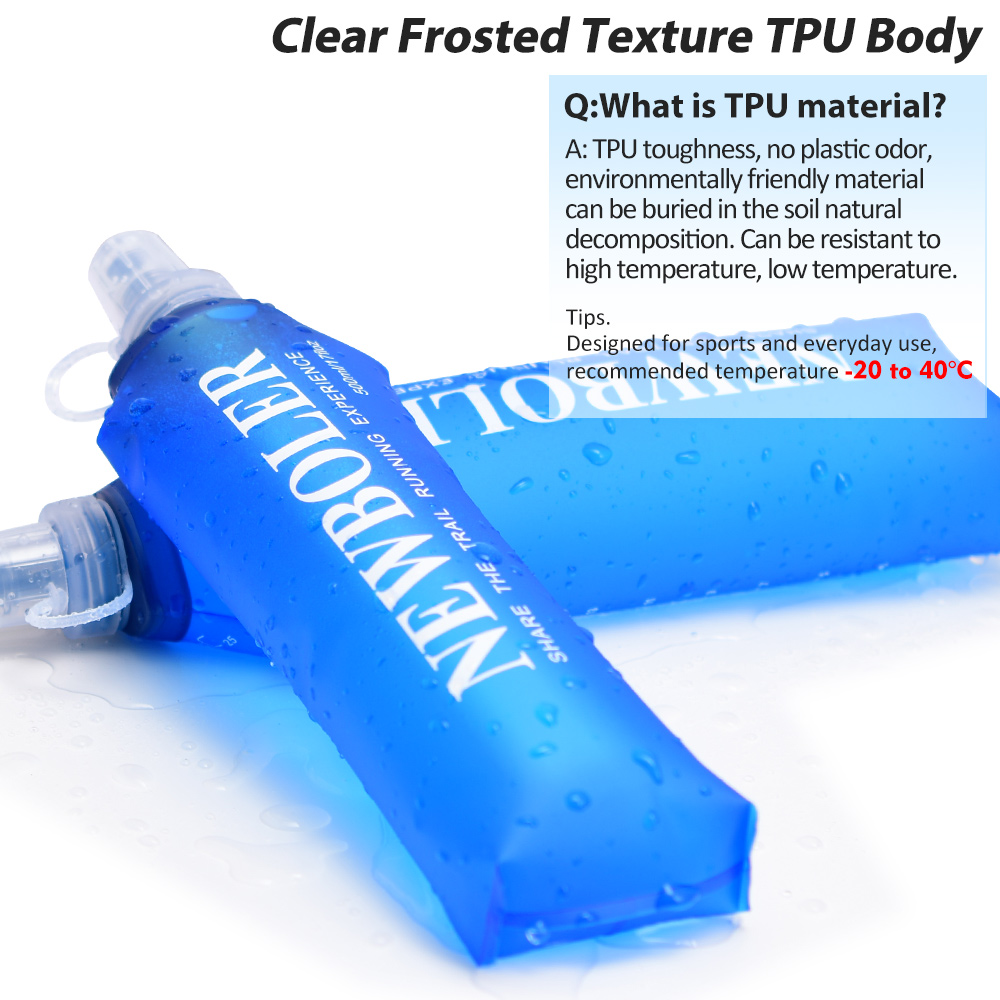 750ML Water Bottle TPU Folding - مراجعة Water Bag Collapsible وسعره