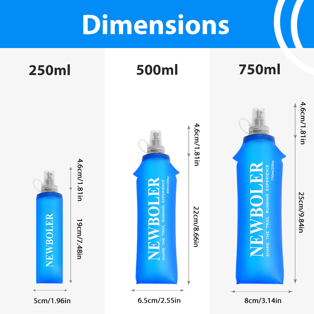 750ML Water Bottle TPU Folding - مراجعة Water Bag Collapsible وسعره