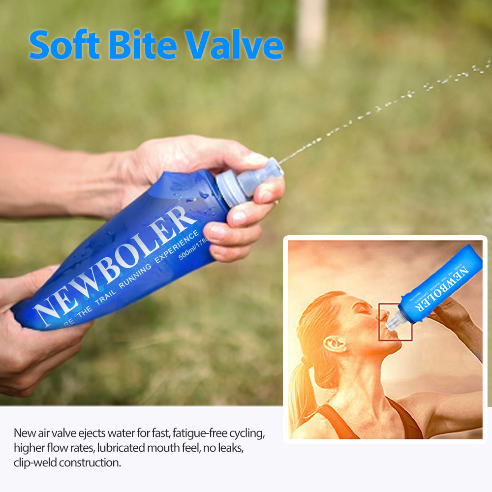 750ML Water Bottle TPU Folding - مراجعة Water Bag Collapsible وسعره