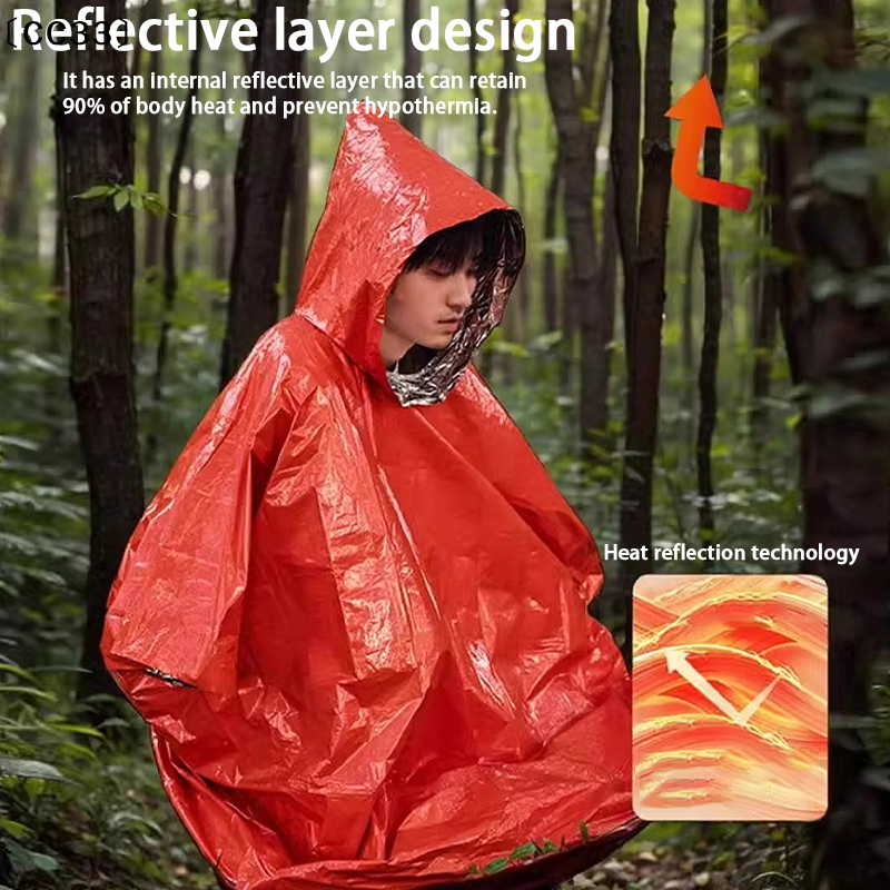 Emergency Survival Rain Hot Po - مراجعة Survival Blanket Reflective وسعره